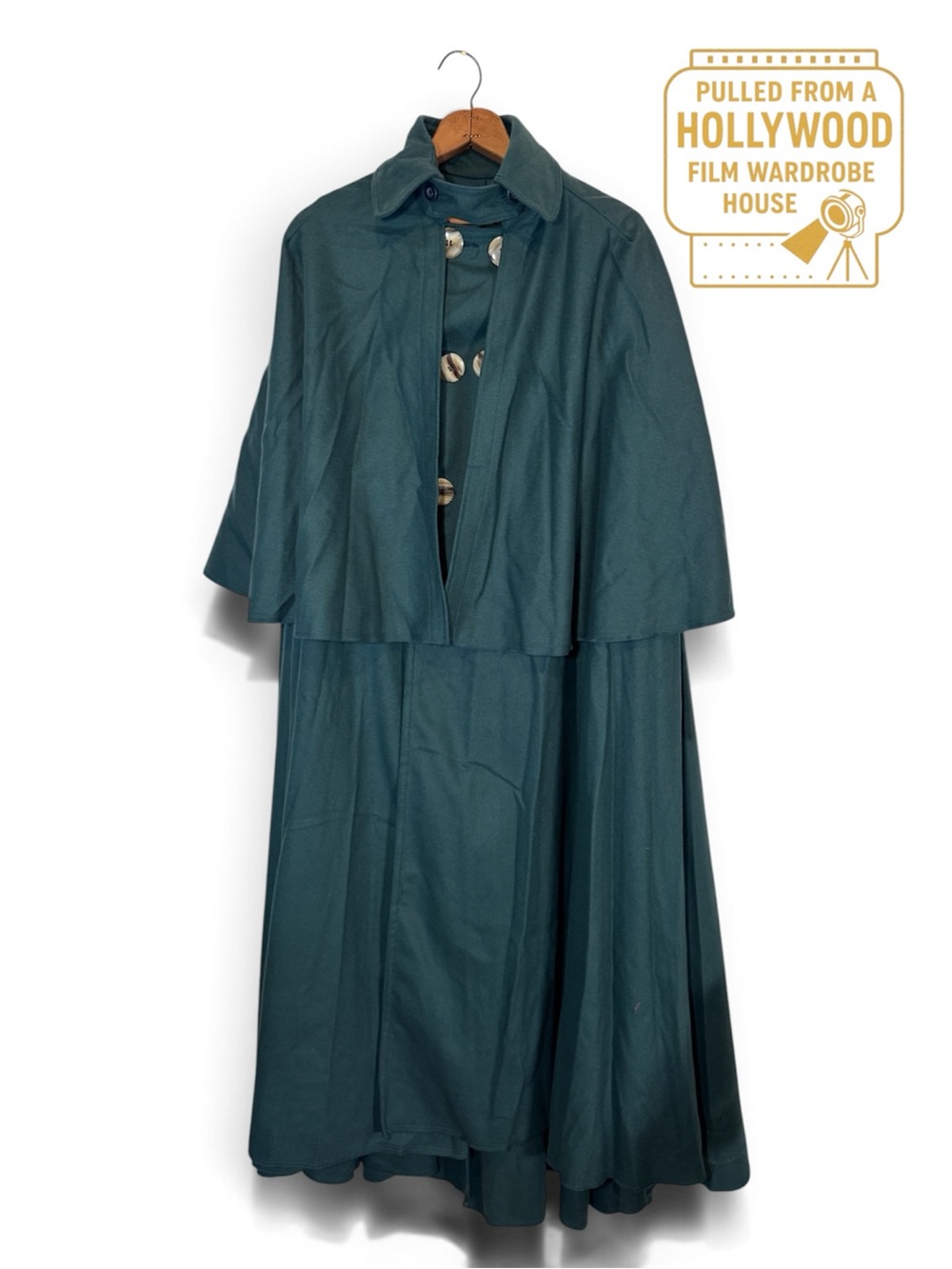Vintage Victorian Teal
Wool Cloak